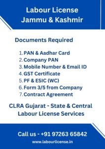 Labour License Consultant in Jammu & Kashmir